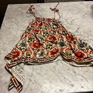 Farm Rio Floral Patterned Halter Top